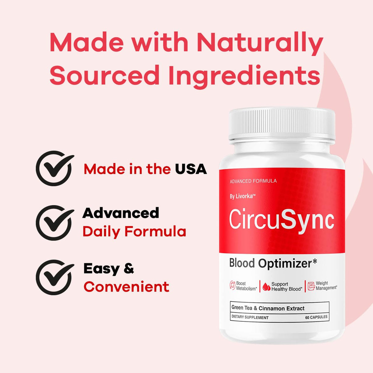 Circusync Circulation & Blood Health Support Capsules – 60 Capsules