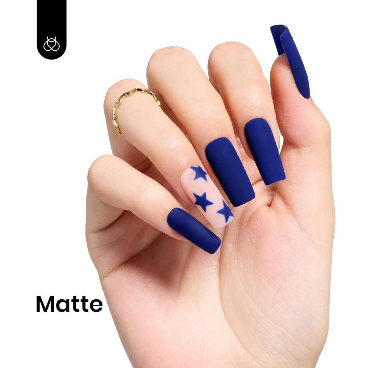 Beetles Navy Blue Gel Nail Polish, 15ml Midnight Ocean Dark Blue Soak Off Uv LED Nail Lamp Gel Nail Polish Manicure Salon and DIY at Home