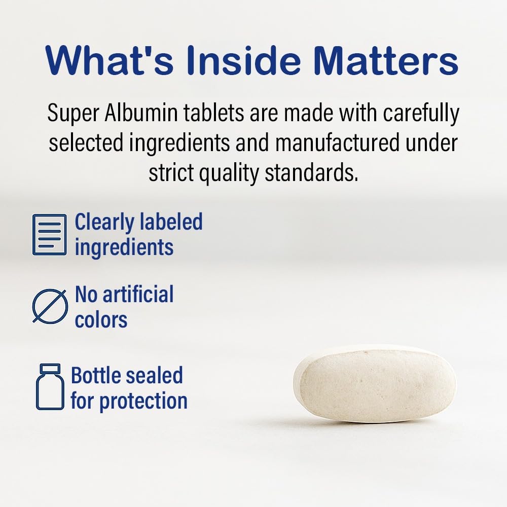 NCB NCB TECHNOLOGY Nu-Health Super Albumin Hydrolyzed Protein Amino Acids, 100 Tabs Pack of 2