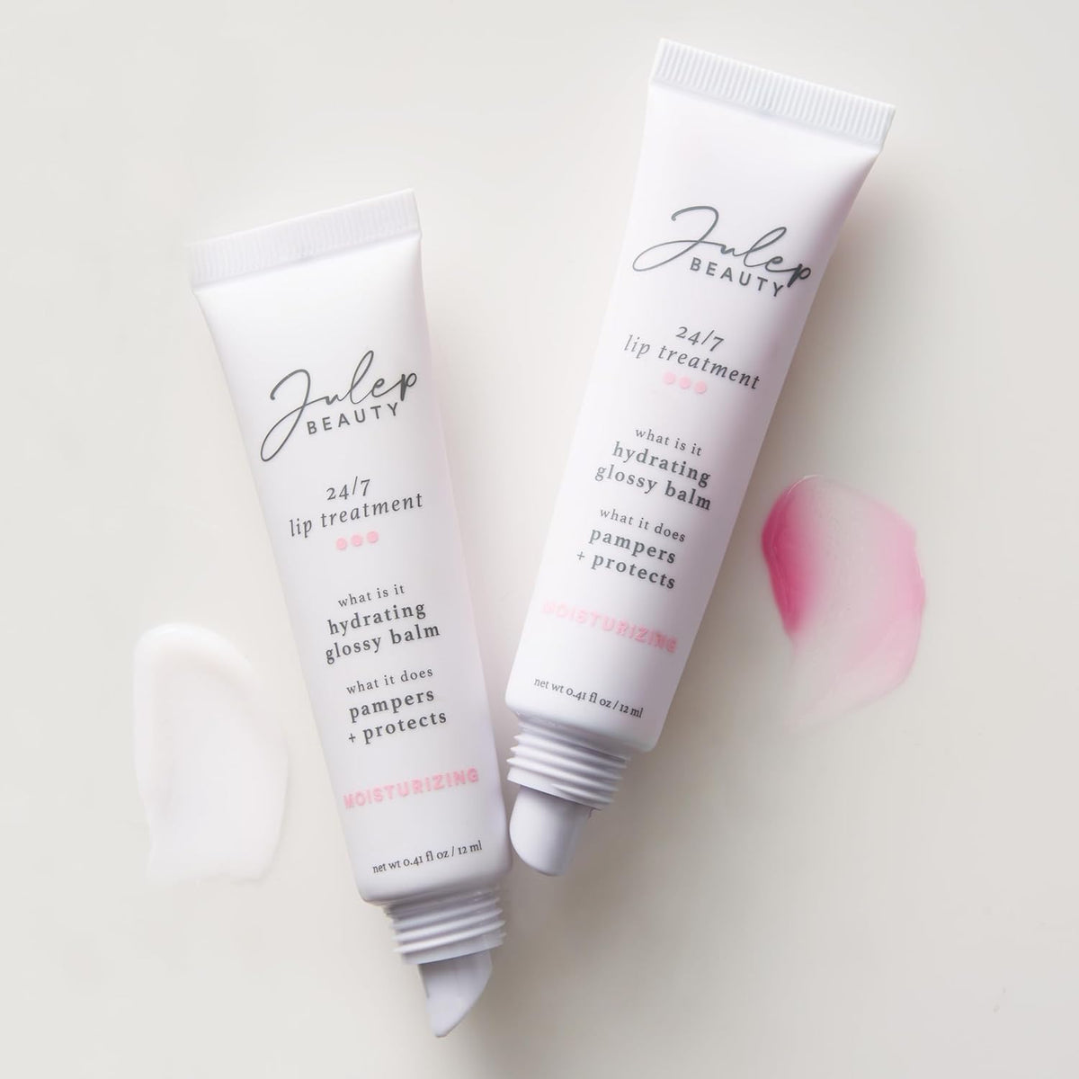 Julep 24/7 Lip Treatment – Hydrating & Glossy Lip Balm and Lip Sleeping Mask with Shea Butter – Moisturize, Protect & Soothe – Vegan & Cruelty-Free - Clear