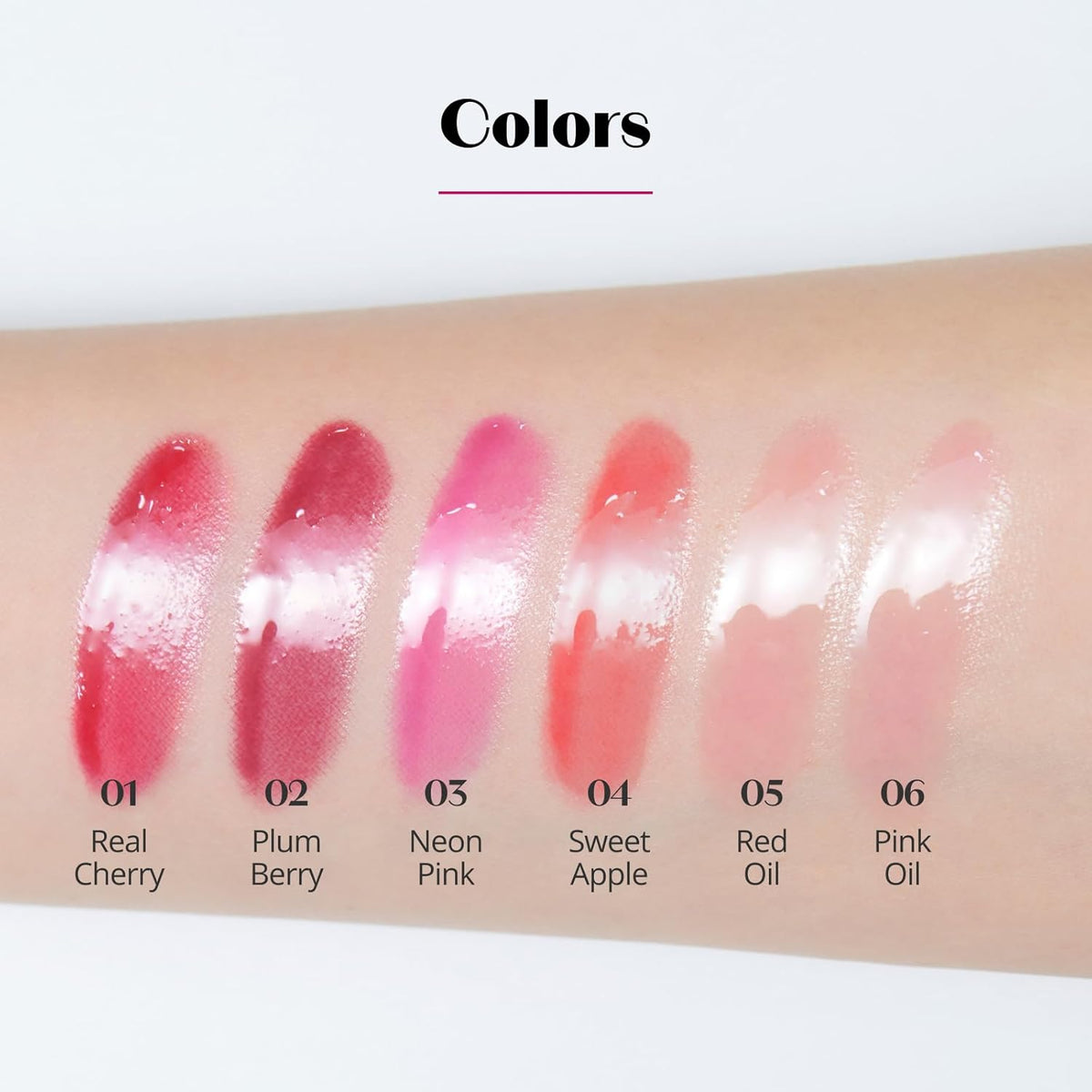 ETUDE Dear Darling Oil Tint #2 Plum Berry 4.2g | High Moisturizing and Strong Hydrating Lip Oil/Lip Gloss | Smooth and Moist Lips | Non-Sticky Lip Oil Tint For Dry Lips | K-beauty