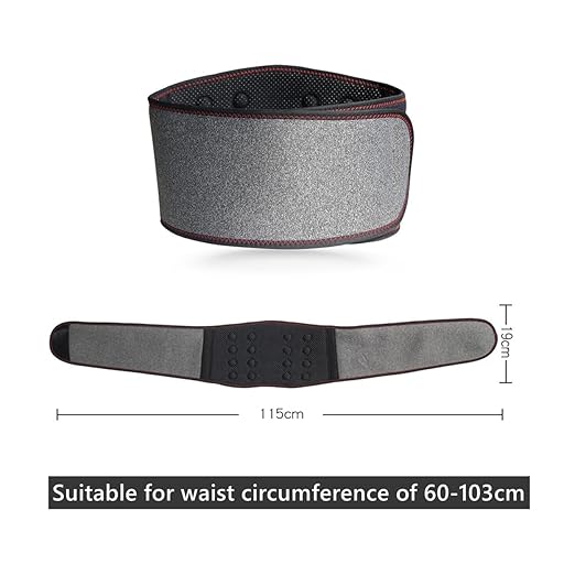 Heating Lower Back Brace Cordless Back Support Belt for Pain Relief Heated Waist Belt Wrap with Heating Pad Adjustable Lumbar Support for Men Women Waist Protection Herniated Disc Scoliosis Sciatica