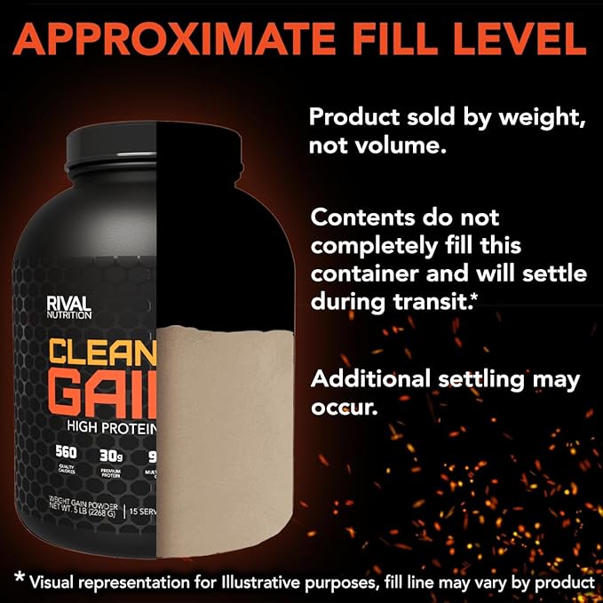 Rival Nutrition Clean Gainer - Cookies & Cream, 5lbs