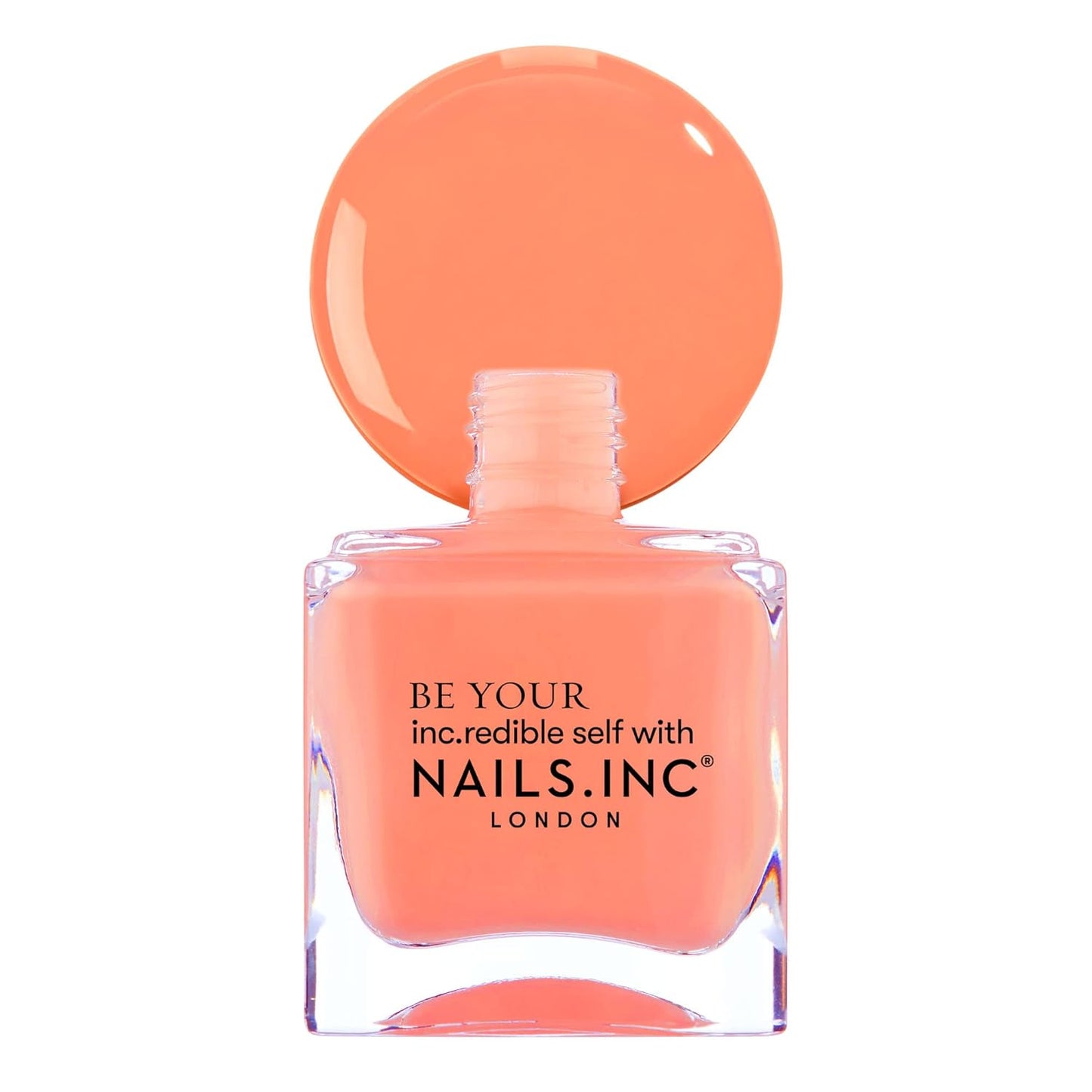 Nails Inc Neon Lite Nail Polish Quad, Neon Glow Enhancing Shades, Fast Drying, Long Lasting, Chip Resistant, Air Dry Manicure,Vegan, Cruelty Free, 4 Piece Set