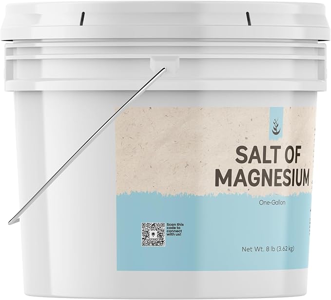 Pure Original Ingredients Salt of Magnesium (1 Gallon) Pure Epsom Salt, Unscented, Natural Skin Scrub