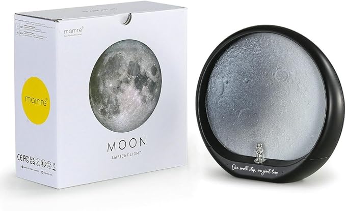 mamre Rechargeable Moon Night Light Gift for Wedding Anniversary Birthday Valentine's Day Christmas Father's Day
