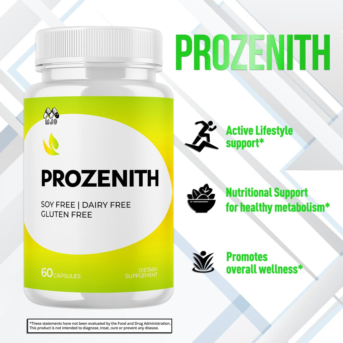 (3 Pack) Prozenith Capsules, Official Prozenith Supplement with All Natural Ingredients, Pro Zenith Advanced Formula Wellness Support Pills Maximum Strength Vitamin for Men and Women (180 Capsules)