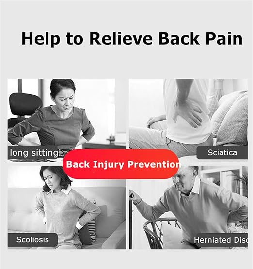 Heating Lower Back Brace Cordless Back Support Belt for Pain Relief Heated Waist Belt Wrap with Heating Pad Adjustable Lumbar Support for Men Women Waist Protection Herniated Disc Scoliosis Sciatica