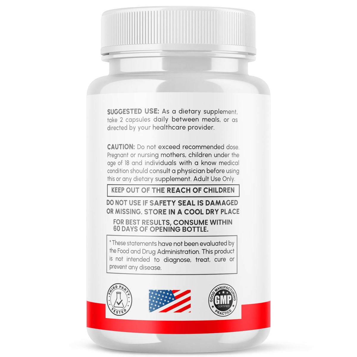 Gluco Capsules, Official Glykonex Pro Gluco Pills with All Natural Ingredients, Maximum Strength Glykonix Supplement Premium Vitamins Supporting Optimal Wellness and Health Naturally (60 Capsules)