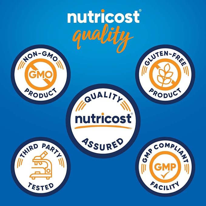 Nutricost Grass-Fed Whey Protein Isolate (Chocolate Peanut Butter) 2LBS - Non-GMO, Gluten Free, Natural Flavors