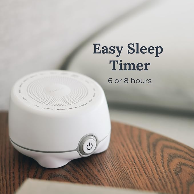 Yogasleep Whish White Noise Sound Machine, 16 Natural & Soothing Sounds, Volume Control for Baby & Adults, Get Office Privacy, Concentration, Sleep Aid, Compact for Easy Travel, Essentials for Nursery