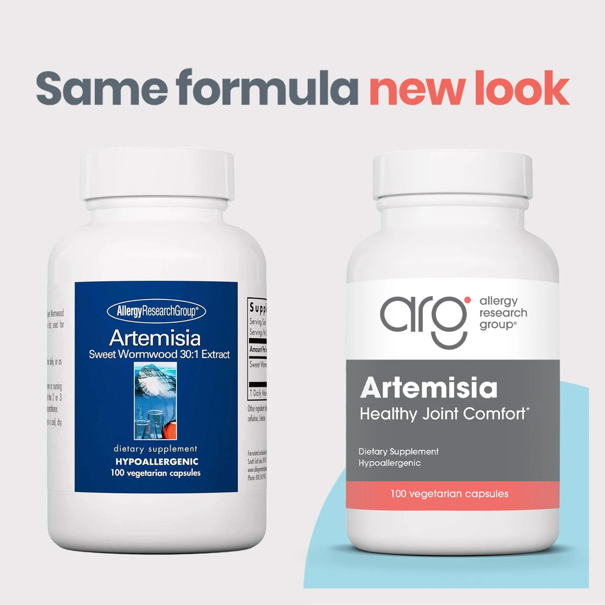 Nutricology Artemisia - 500 mg Sweet Wormwood Extract - Traditional Herbal Support - Concentrated Extract - Hypoallergenic - 100 Servings - 100 Capsules
