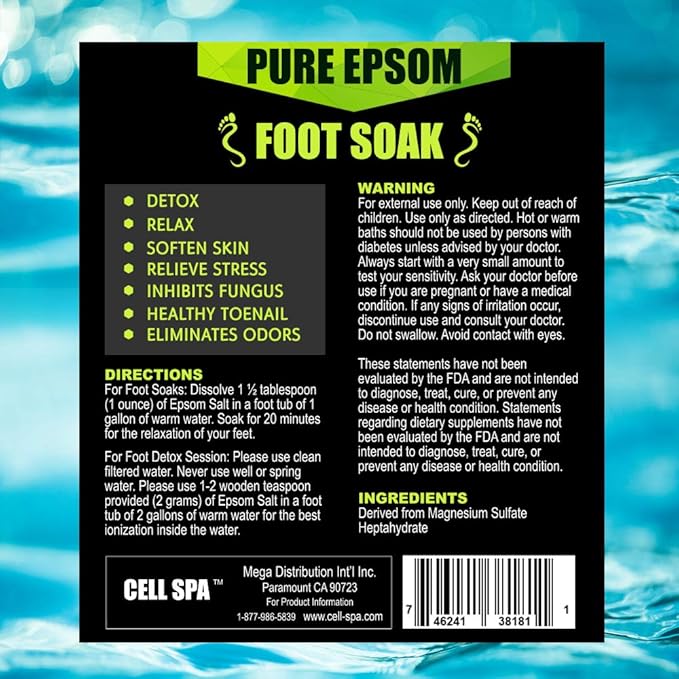 CS-900 Twice Powerful 6.5" x 5.5" Ion Detox Foot Bath Arrays Flat Dual Coil Stainless Steel Aqua Ionic Cleanse Array Compatible With Most 1/4" Plug Type Detox Machines (UNSCENTED)
