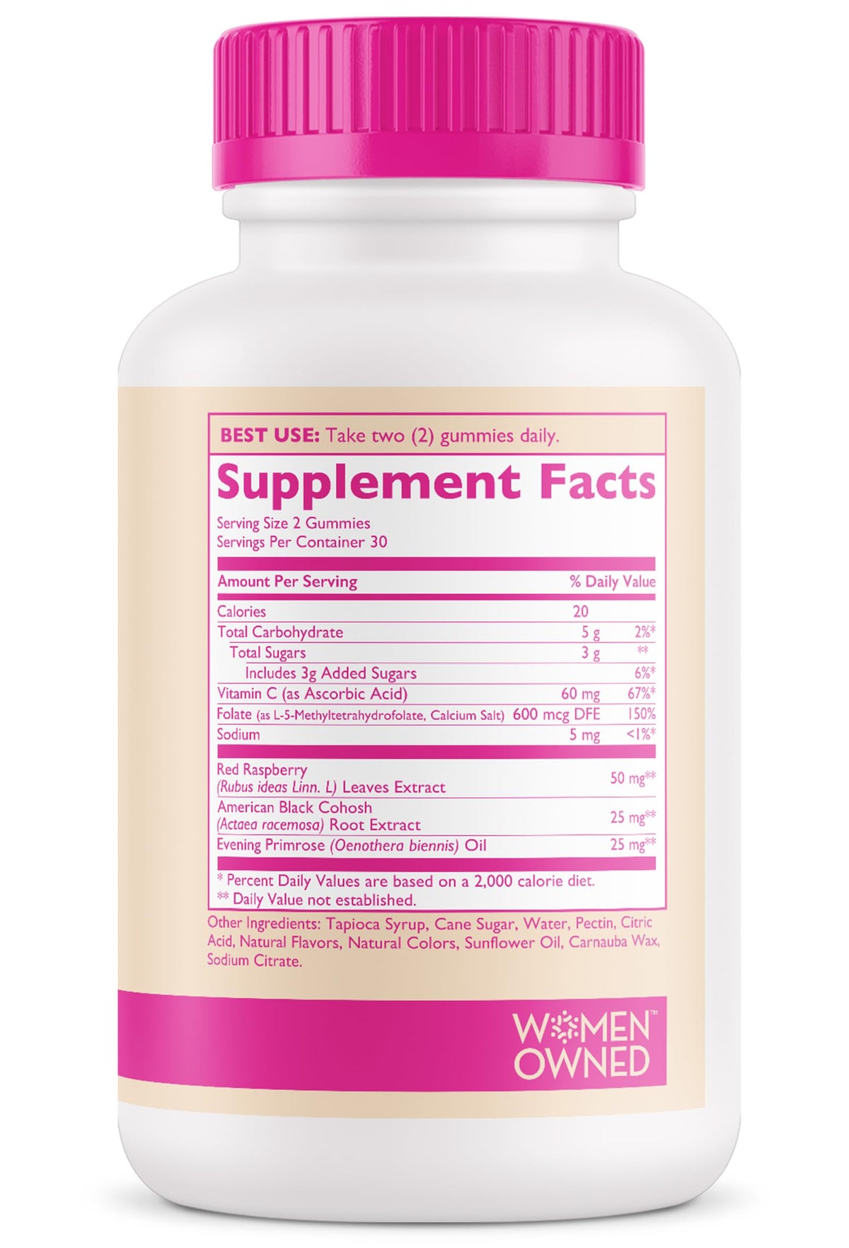 Amy Suzanne Hormone Balance Gummies for Women - Hormone Harmony for Mood, Energy, Bloating - Hormonal PMS, Perimenopause & Menopause Support - Red Raspberry Leaf & Black Cohosh - 60 Gummy Supplements