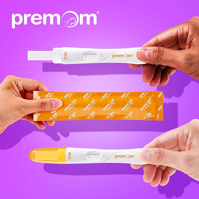 Premom Pregnancy Test Midstream: Early HCG Detection Sticks - 3 Pack Pregnant Test Kit