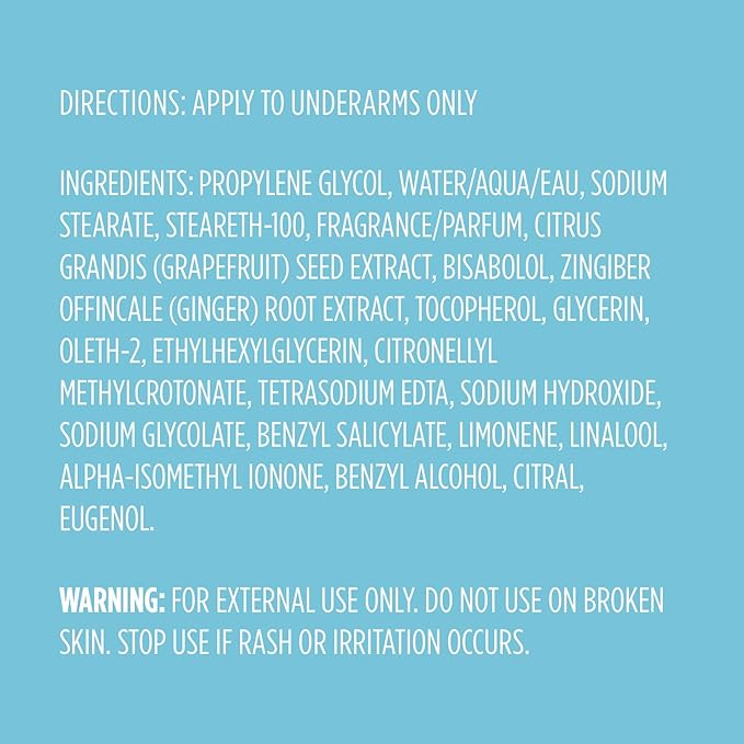 Harry's Men's Odor Control Deodorant, Aluminum Free, Shiso, 6 Count