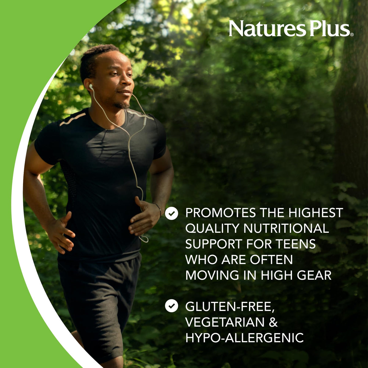 NaturesPlus Source of Life Adult’s Chewable, Apple Cinnamon - 90 Wafers - Multivitamin & Mineral Supplement - Immune & Digestive Health Support with Vitamin D3 - Gluten Free, Vegetarian - 45 Servings
