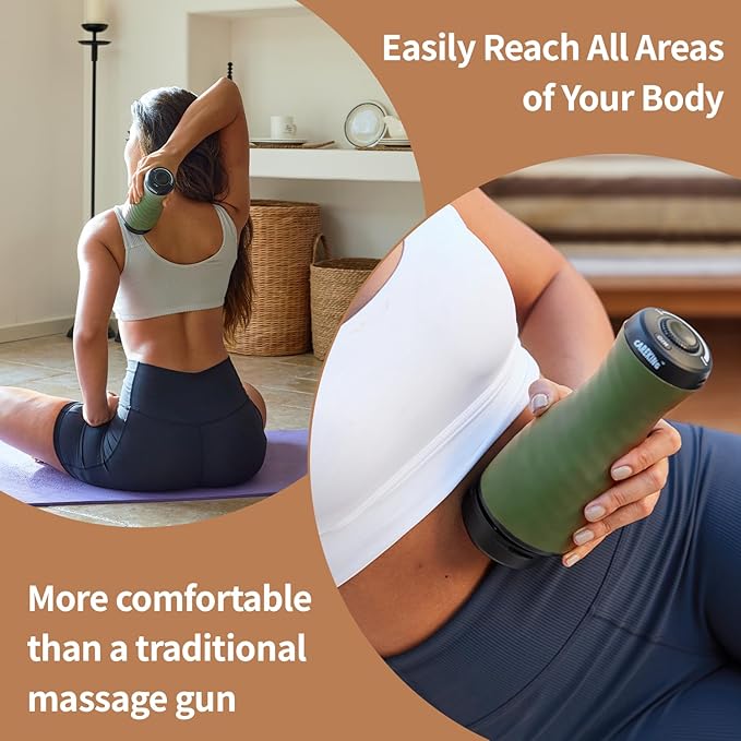 Cordless Heating Belt and Relaxation Massager Set for Pain Relief