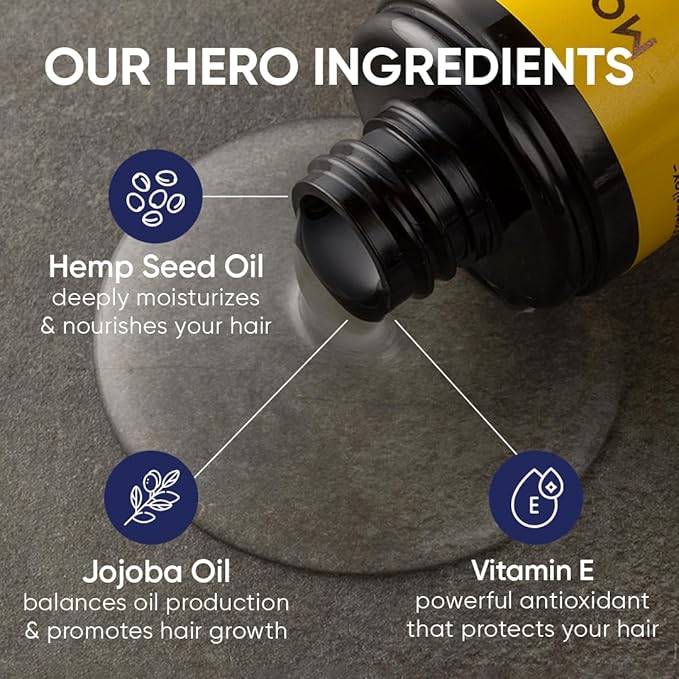 Moerie Ultimate Hair Oil for frizzy, dry and damaged Hair - Deeply Nourishing Rejuvenation - Hair Oil for Ends and Mids - With Vitamin E, Jojoba & Hemp