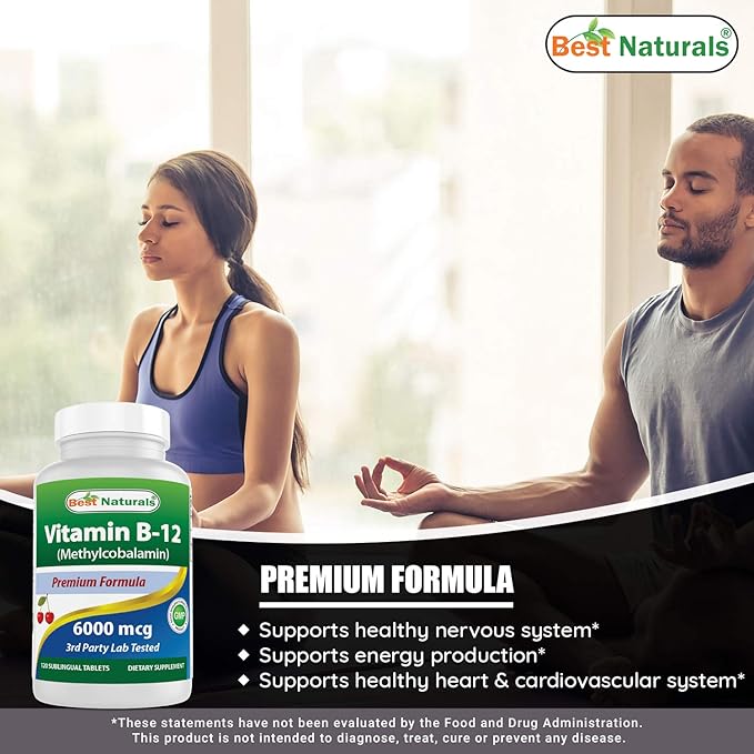 Melatonin 5 mg & Vitamin B12 6000 mcg