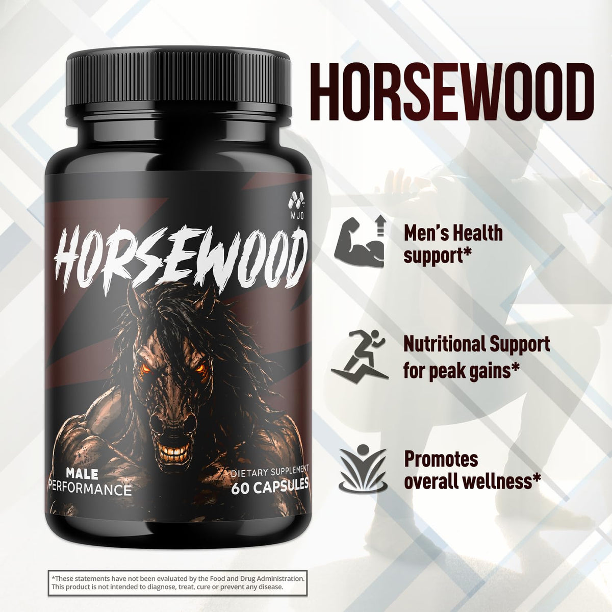 (2 Pack) Horsewood Capsules, Official Horsewood Pills for Men with All Natural Ingredients, Max Strength Supplement with Premium Vitamins Supporting Optimal Wellness and Advanced Health (120 Capsules)