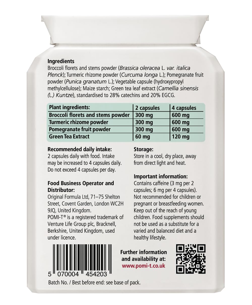 Pomi-T Polyphenol Food Supplement 60 Capsules (Pack of 3) by PomiT