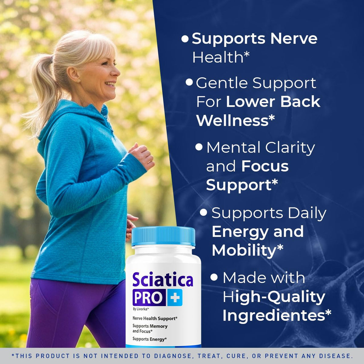 (3 Pack) Sciatica Pro Plus Capsules - Sciatica Pro+ Capsule Support Advanced Formula, SciaticaPro Plus Pills All Natural Vitamin Premium for Welness & Overall Health, 180 Capsules for 3 Months