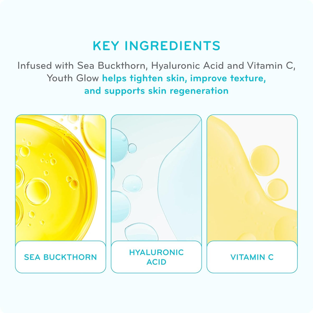 pürlisse Youth Glow Vitamin C CC Cream with SPF 50 - Color Corrector Enriched with Sea Buckthorn, Vitamin C & Hyaluronic Acid - Boosts Radiance & Youthfulness - Paraben-Free - Fair (1.4 oz)