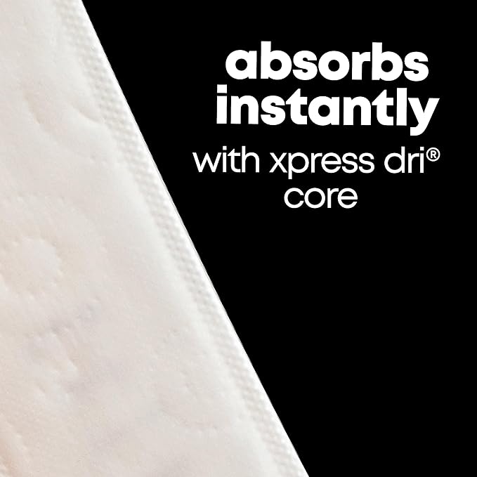 U by Kotex Panty Liners, Clean & Secure, Light Absorbency, Long Length, 126 Count (Packaging May Vary)