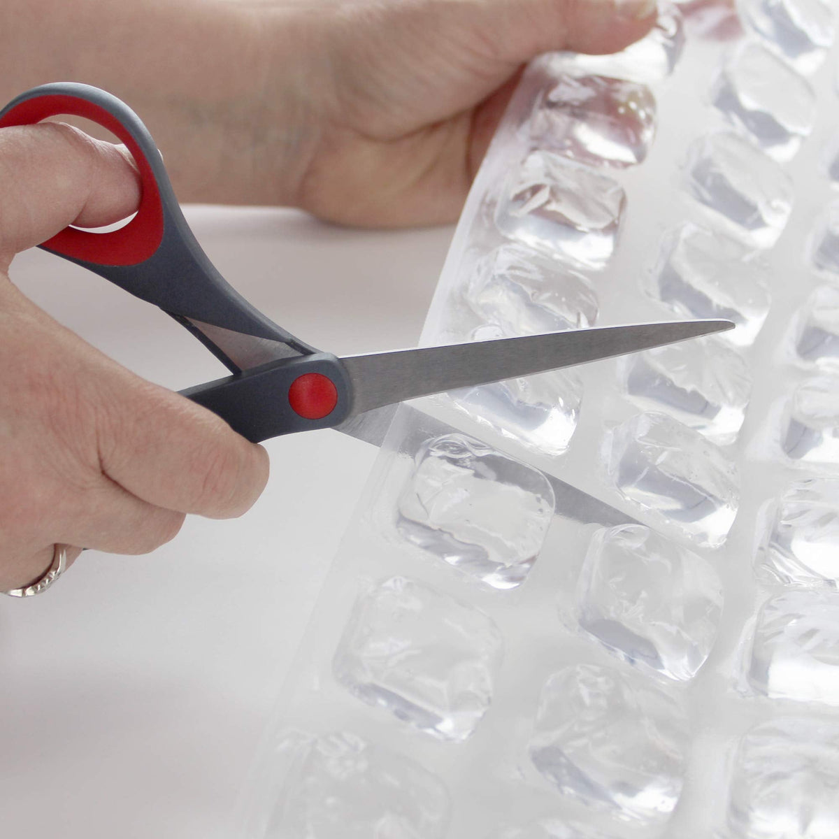 FlexiFreeze Refreezable Ice Sheets 4 Pack – Reusable Ice Packs for Coolers & Lunch Boxes (44 Cubes)