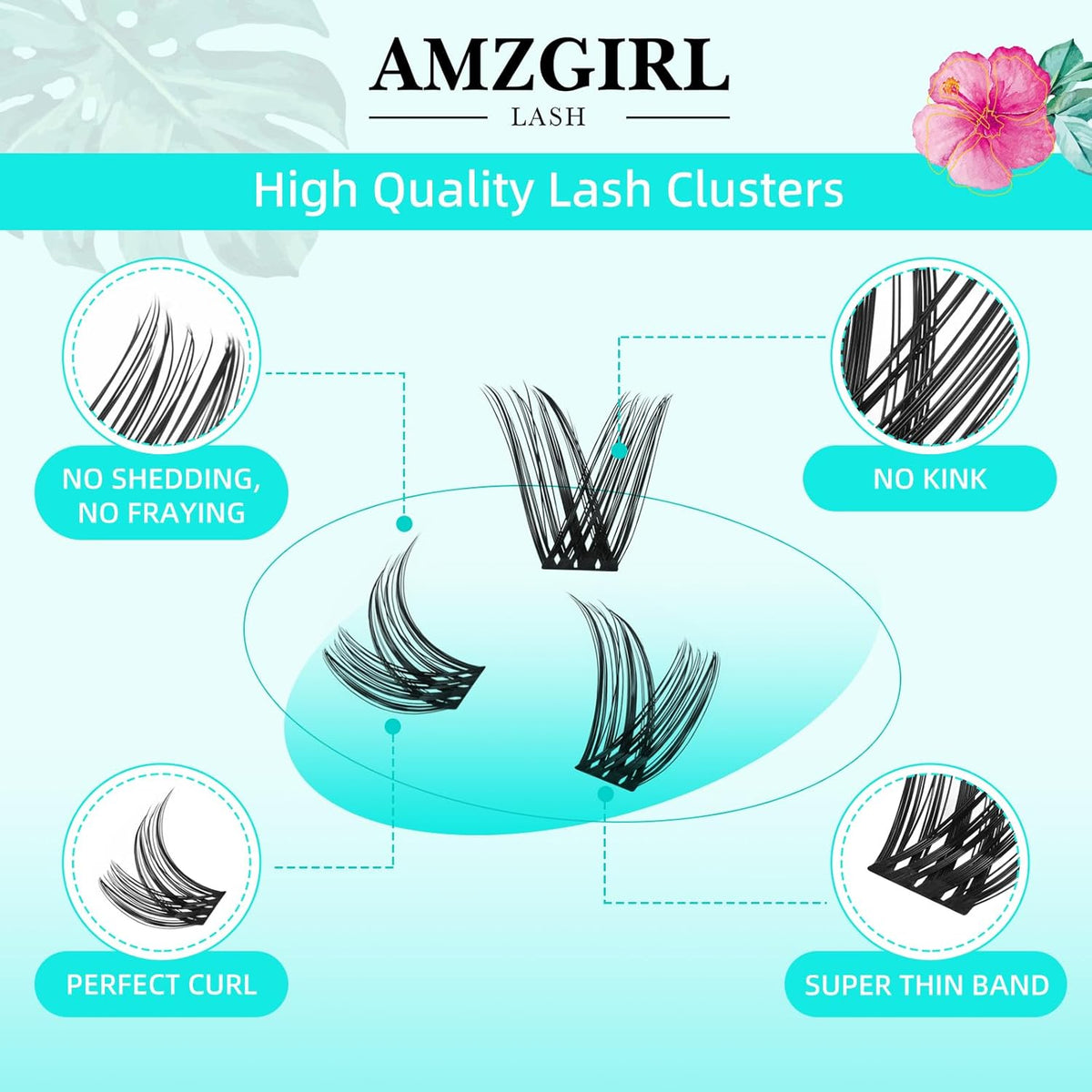 Lash Clusters Wet Look 168Pcs Eyelash Cluster Ultra-Thin Lash Band Eyelashes Extensions Spiky Anime Wide Span Lashes(Hollyhock,C-10mm)