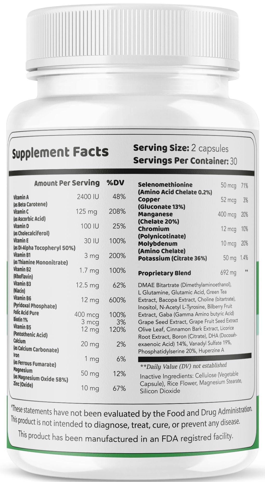 Vertigenics Supplement Capsules, Vertigenics Review, Vertigenics Advanced Formula Brain Health Support, Vertigenics Pills All Natural Formula, 60 Capsules for 1 Month