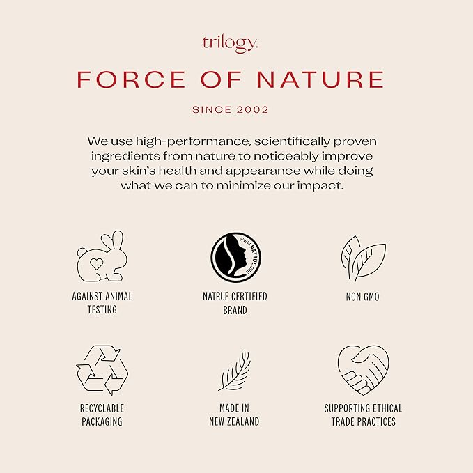 Trilogy Vitamin C Cleansing Mousse, Antioxidant Balancing Facial Cleanser, 150mL