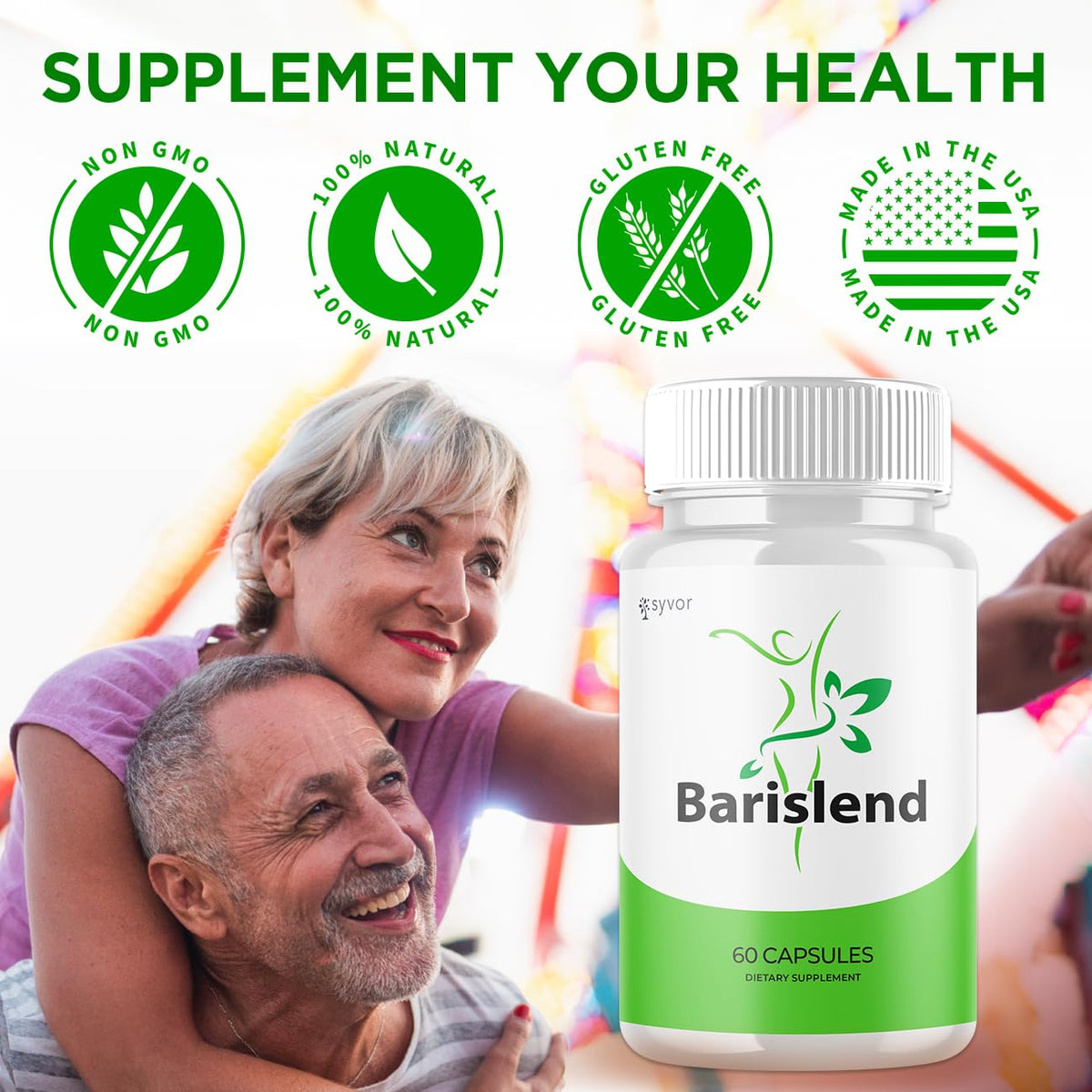 (3 Pack) Barislend Capsules, Official Barislend Pink Salt Pills with All Natural Ingredients, Bari-Slend Advanced Formula Vitamin Pills for Health and Wellness Support for Men and Women (180 Capsules)