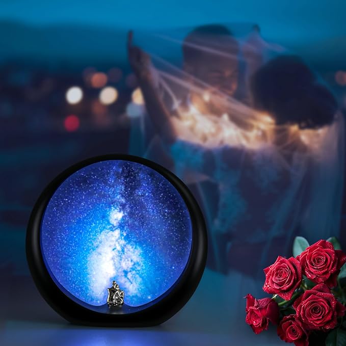 mamre Galaxy Lamp Special Dimmable Night Light Gift Idea for Wedding Anniversary Valentine’s Day Birthday Christmas