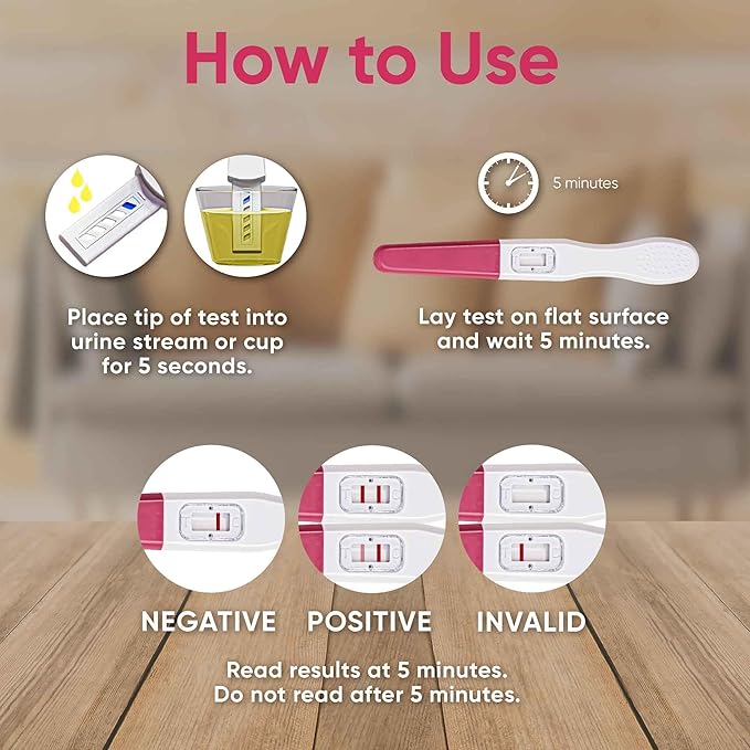 Rapid Detection Pregnancy Test-HCG Test for Fertility Women-Get Results 6 Days Sooner