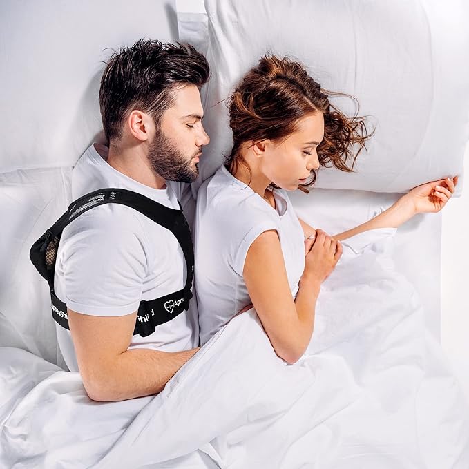 Sleep Position Trainer for Sleeping On Your Side | Side Sleep Trainer | Snore Stopper | Anti Snoring Device | Lightweight, Comfortable, Effective in Reducing Supine Sleep Time