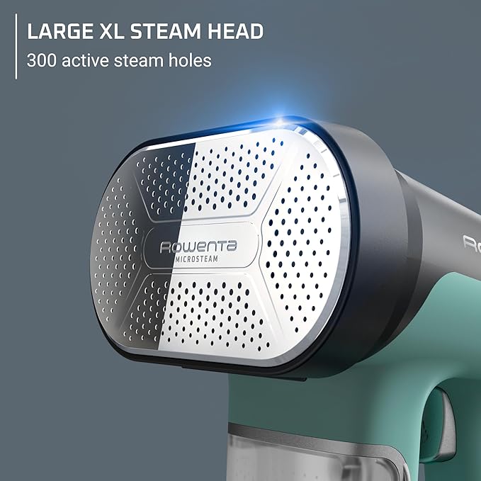 Rowenta Handheld Steamer for Clothes, Pure Force 2in1 Steamer & Iron, 1875W, Vertical/Horizonal Steaming & Ironing, Lightweight, Auto-off, XL power, 1875 Watts, DR8822