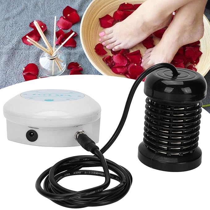 Ion Detox Machine, Portable 40W Practical Professional Foot Bath Spa, Home Spa for All Ages(U.S. regulations)