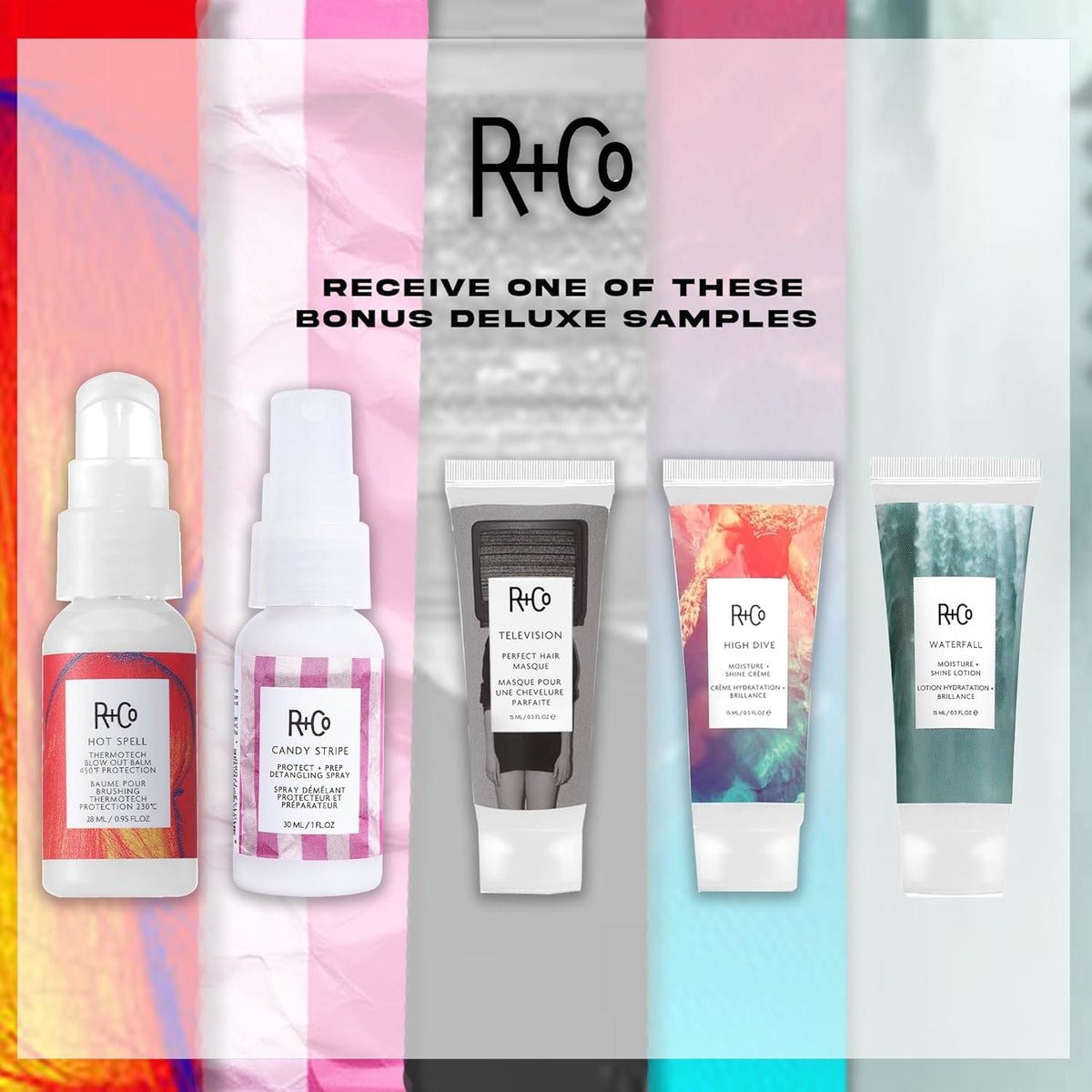 R+Co Atlantis Moisturizing B5 Hair Shampoo and Conditioner Set (1 Liter) + R+Co High Dive Travel Size (.5 Oz) | Body + Shine + Smoothing for All Hair Types | Vegan + Cruelty-Free |