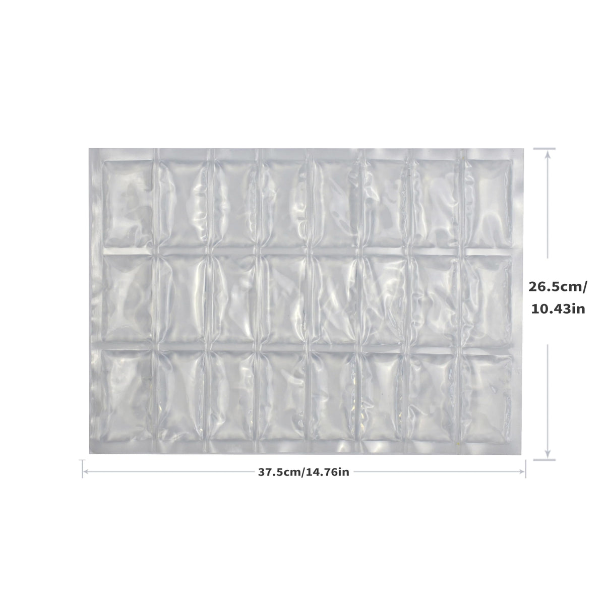 SprotEmblema 2 PCS Flexible Ice Mat for Food Cooling - Leakproof Gel Ice Sheet, Cuttable & Foldable Cooler Pad for Lunch Box, Beach, BBQ, Parties & Travel