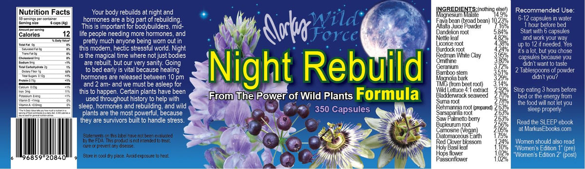 Wild Force Night Rebuild Capsules