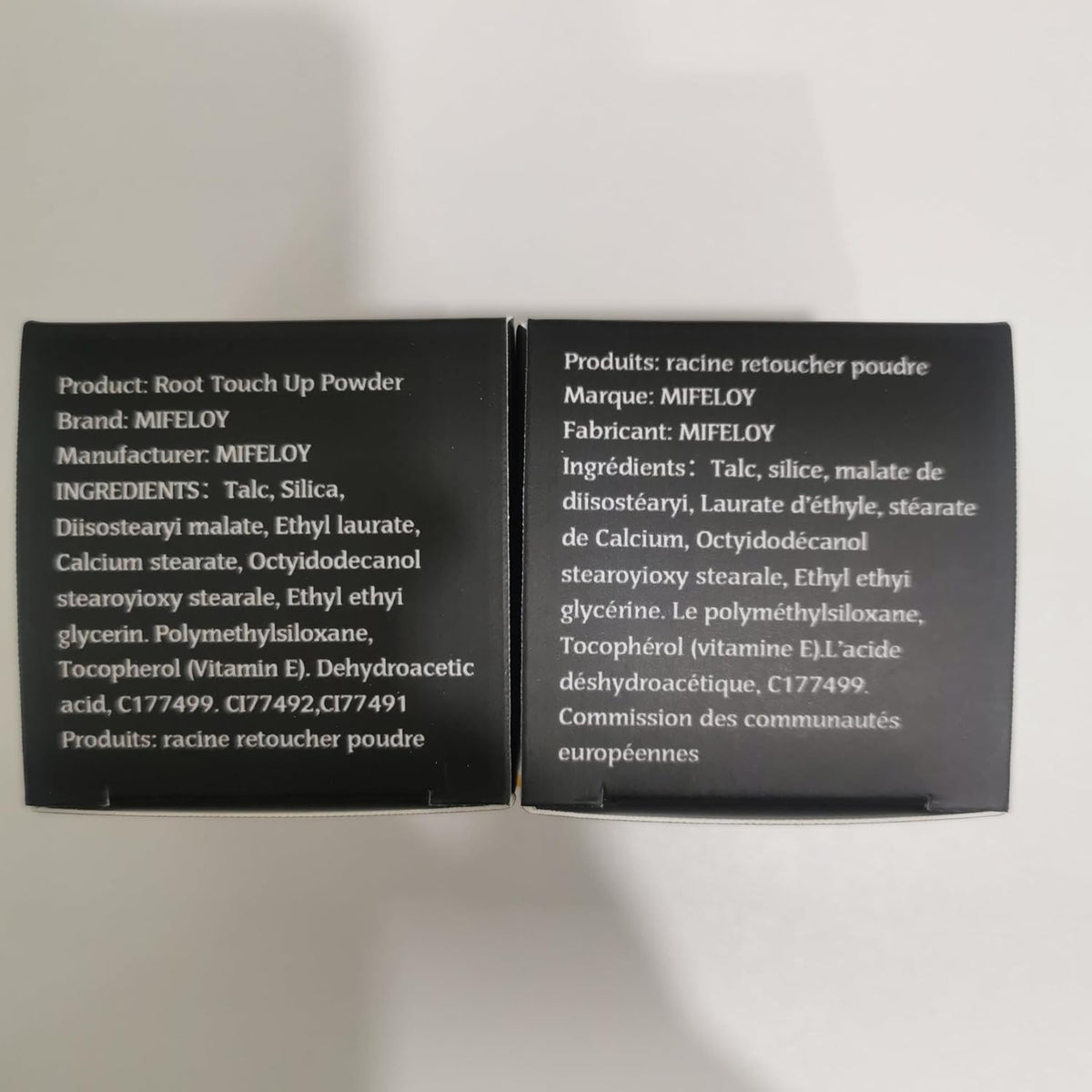 Root Touch Up Powder, Instantly Gray Hair Cover Up, Women Color Root Coverage Shadow Powder for Thinning Grey Hairline, Men Roots Concealer for Hair Loss Beard Line Eyebrow, Dark Gray