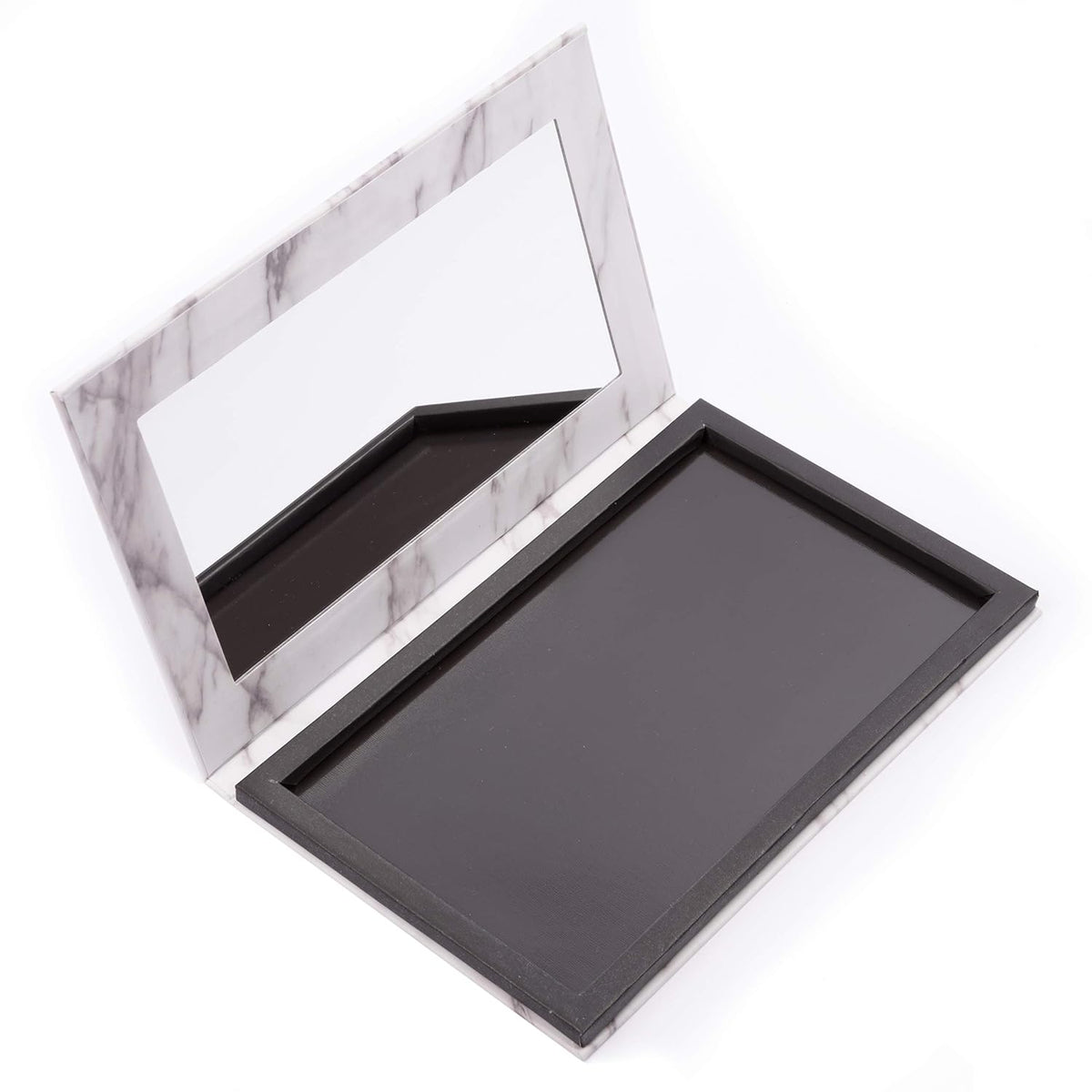 Magnetic Palette Marble Empty Makeup Palette with Mirror for Eyeshadow Lipstick Blush Powder (White)