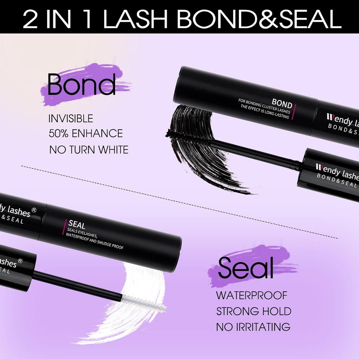Lash Clusters Kit for Using at Home: Ultra-light, DIY, Natural, Fluffy, Wispy, Waterproof, Anime, Manga, Cat Eye, C Curl, 16-20mm, 60P+80P, Wendy, RT318