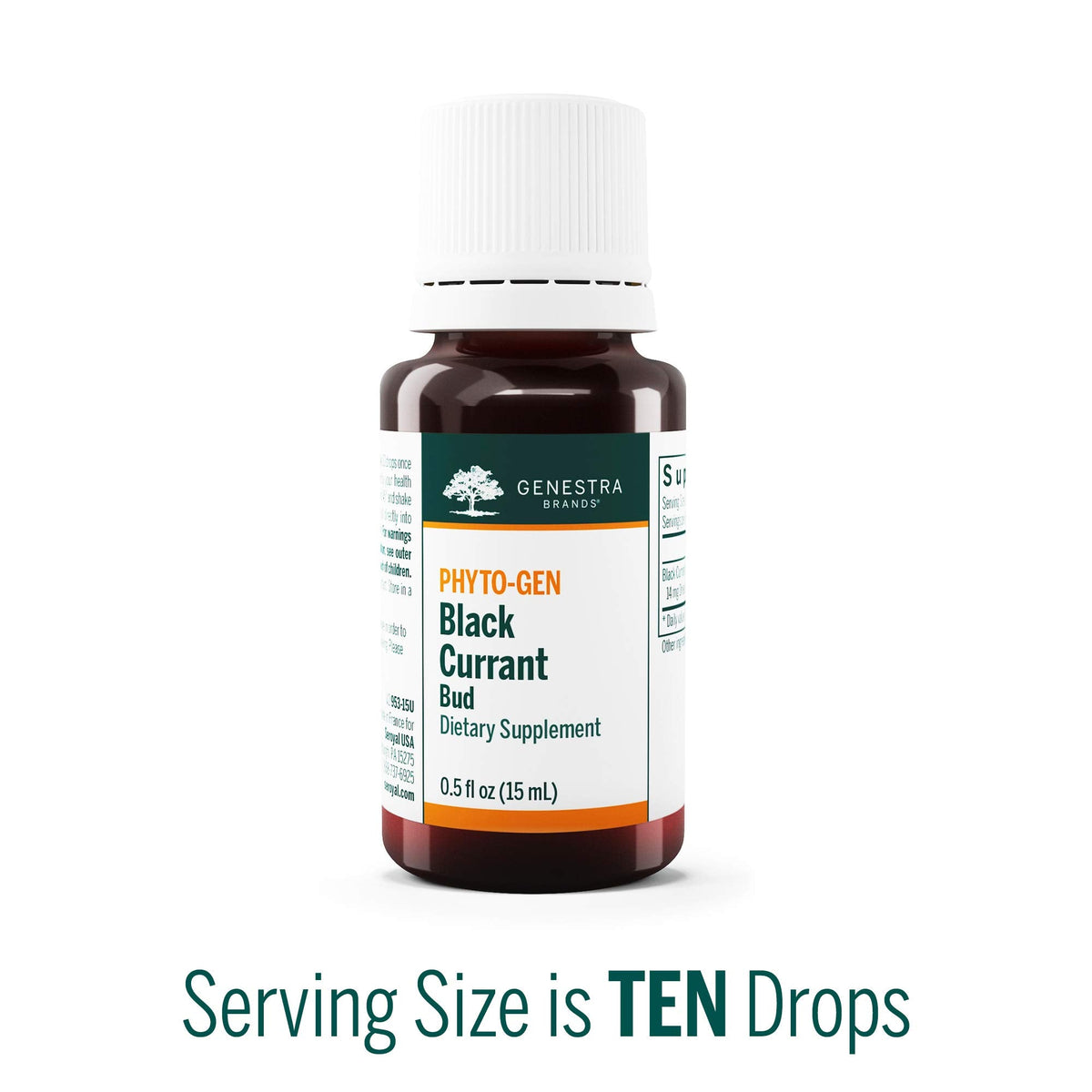 Genestra Brands Black Currant Bud | Herbal Supplement | 0.5 fl. oz.