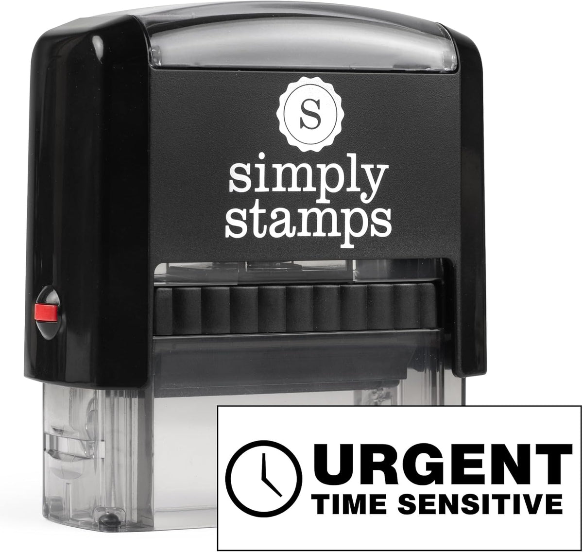 Urgent Time Sensitive Office Stamp | 4 Different Sizes | 20 Designs | Multiple Color Options | Perfect for Quick Validation of Office Documents (Urgent Time Sensitive, Medium)