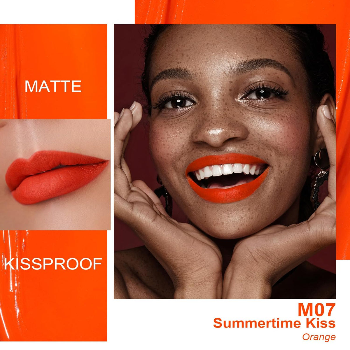 Oulac Matte Lipstick for Women, Long Lasting Liquid Lipstick High Impact Lip Color Full Coverage Lip Makeup with Vitamin E Waterproof Formula,Vegan M07+MS06+MS08