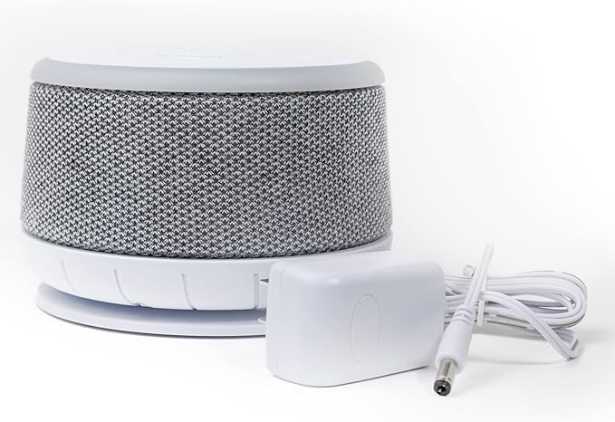 Yogasleep Dohm Nova White Noise Sound Machine, Better Sleep for Babies & Adults. Includes Night Light, 10 Fan Speeds & Calming Pink Noise for Louder Noise Masking. Noise Canceling for Office Privacy.