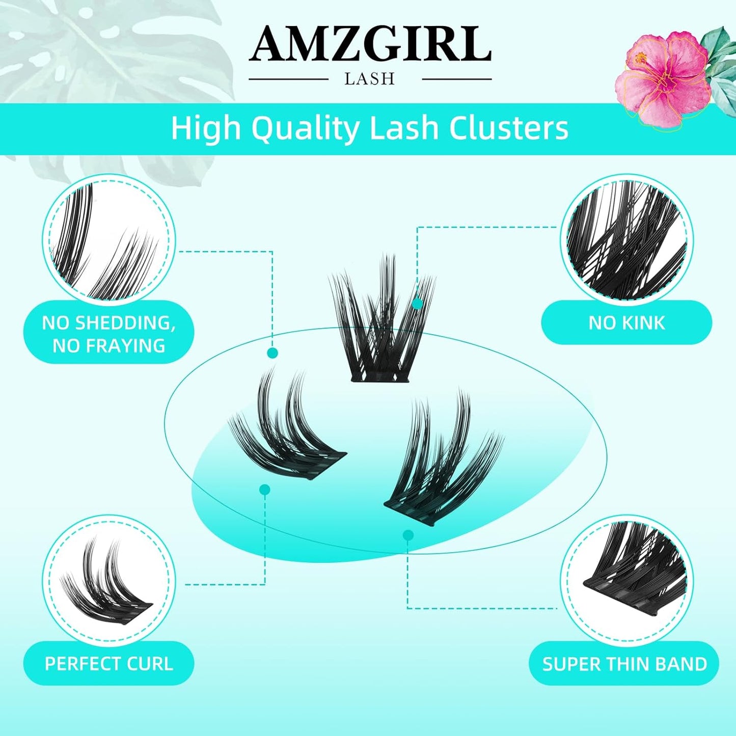Lash Clusters Wet Look 168Pcs Eyelash Cluster Ultra-Thin Lash Band Eyelashes Extensions Spiky Anime Wide Span Lashes(Orchid,C-12mm)